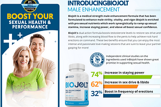 Bio Jolt Reviews: Bio Jolt Male Enhancement Pills For Boost Testosterone Level — Free Trial In USA