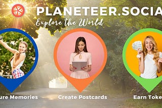 Explore the World, Capture the Memories, Create Postcards & Earn PTS Tokens