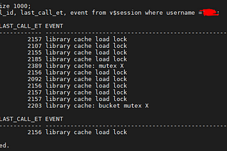 Oracle 19c “library cache load lock”