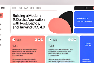Building a Modern Todo List Application with Rust, Leptos, and Tailwind CSS 4.0
