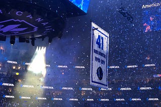 Dad Moves IRL: Dirk Nowitzki’s Jersey Retirement Ceremony