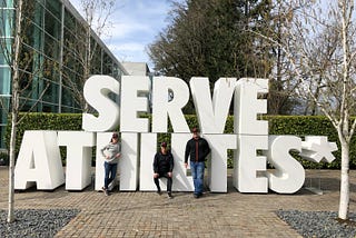 Serve Athletes Sign at the Nike World Campus