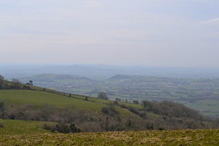 Picture of the rolling hills of Somerset