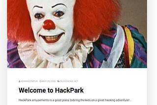 HackPark — A detailed walkthrough in TryHackMe