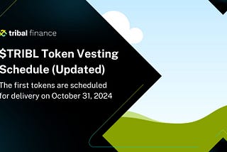 $TRIBL Token Vesting Schedule (Updated)