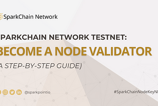 SparkPoint Network Testnet: Become a Node Validator (Guide)