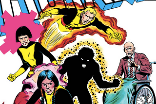 Professor X gathers Karma, Cannonball, Psyche, and Sunspot