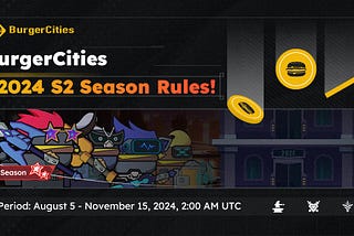 BurgerCities 2024 S2 SEASON LEADERBOARD