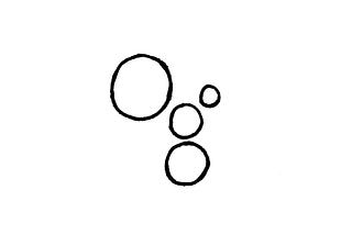 A drawing of the Google Assistant bubble logo
