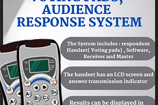 Voting Pads, Audience Response System