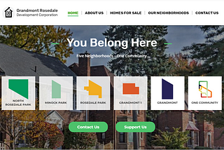 Image of Grandmont-Rosedale Development Corporation landing page