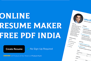 Online Resume Maker Free Pdf India