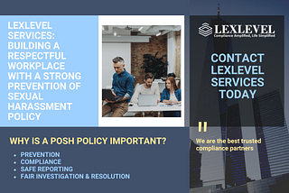 Lexlevel Services: Building a Respectful Workplace with a Strong Prevention of Sexual Harassment…