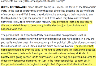 For the Democratic Party smear artists falsely claiming that — either explicitly or implicitly —…
