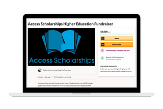 Letter from the Co-Founder: Access Scholarships is on a Mission to Financially Support Higher…