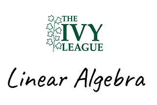 Mastering Data Science using ChatGPT: Linear Algebra Prerequisite for Ivy League Programs