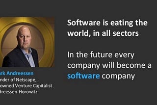Software is eating the world and Crypto is the future
