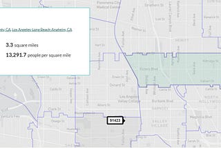North Hollywood’s Low Income and education data reports