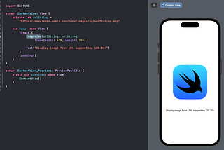 How to display Image from URL string in SwiftUI supporting iOS 13+