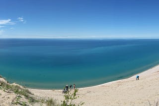 The Earth-bending Scale of the Great Lakes