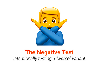 The Negative Test