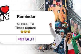 Storytime: Tano’s NFT.NYC trip and MUSURE world in Times Square