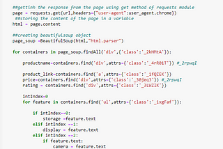 Web Scraping and Data Analysis using Python