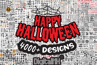 4000+ Designs Halloween SVG PNG Bundle, Halloween Mega Bundle, Halloween shirt idea svg, Halloween Porch sign svg, Digital Files