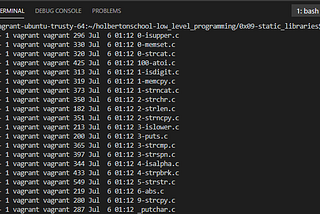 Static libraries in C