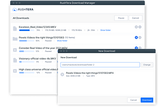 Say Hi To: RushTera Download Manager
