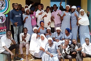Klasconnect Team with the Students of Government Secondary School, Filiya, Gombe.