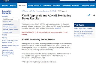 How to check the results of your North American AGHME HMU RVSM Monitoring Flight