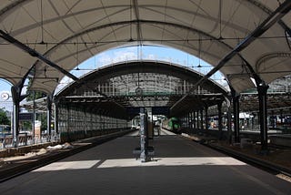 Main railway station in Wroclaw