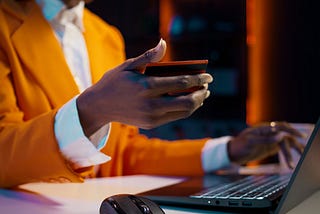 Creator using credit card
