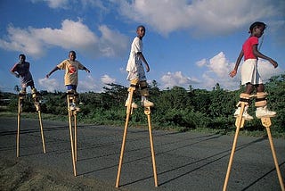 Stilts vs. Crutches