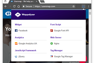 WAPPALYSER — The Technology analyzer