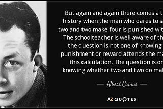 Camus & Orwell