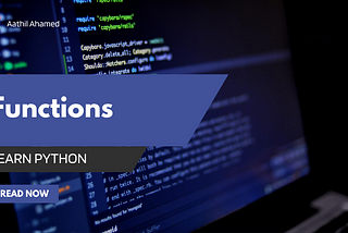 Functions — Learn Python
