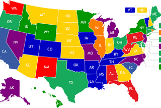2020 Presidential Candidate State Strongholds