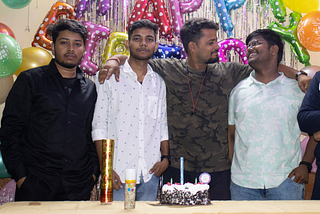 Celebrating Birthday With Hostel Dudes