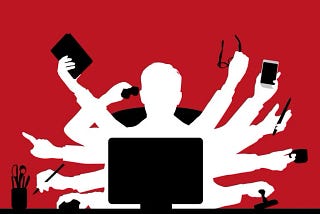 Modern Multiarmed Multitasking Shiva, each arm performing a different task. Credit: pict rider/Adobe Stock