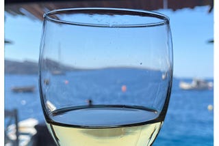 H is for House Wine: A white wine for drinking purposes