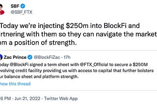 SBF 說到做到，BlockFi 獲得 FTX 金援 2.5 億美元信貸，BlockFi 執行長強調：只是防範未然