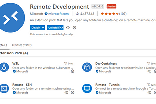 Remote Development in Docker Containers on a Virtual Machine Using Visual Studio Code