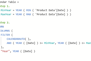 [Power BI] The Importance of a Dynamic Calendar Table