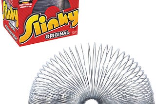 The Original Slinky Walking Spring Toy, Metal Slinky, Fidget Toys, Party Favors and Gifts, Toys for…