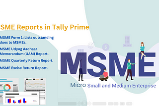 MSME Payments in Tally Prime 4.1