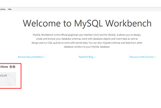 Create a MySQL Database on the local machine