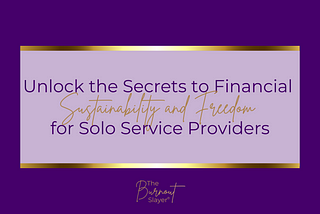 Discover the Secret Sauce to Financial Sustainability and Business Growth