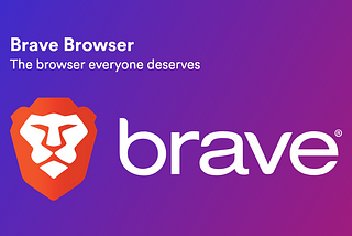 Start Using Brave Browser